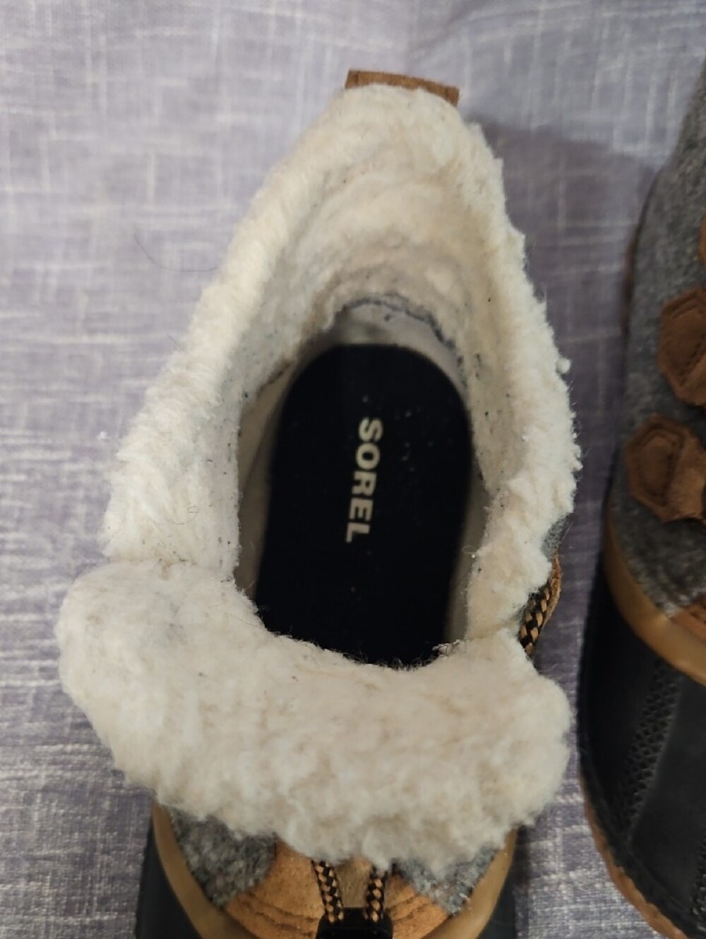 Sorel Youth Out 'N About Plus Felt Waterproof Duck Boots Size 3Y - Picture 8 of 9